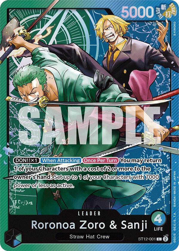 Roronoa Zoro & Sanji (ST12-001) [Starter Deck 12: Zoro and Sanji] | Jack's On Queen