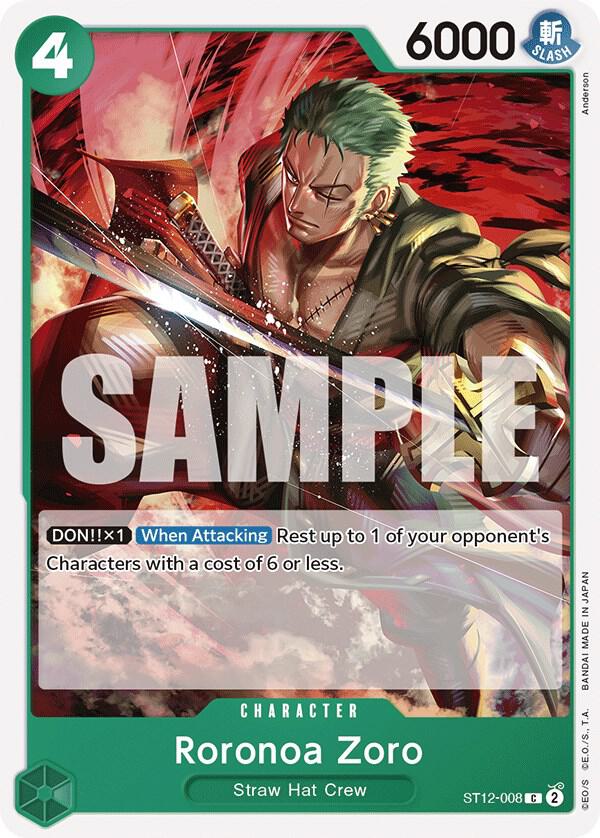 Roronoa Zoro (ST12-008) [Starter Deck 12: Zoro and Sanji] | Jack's On Queen