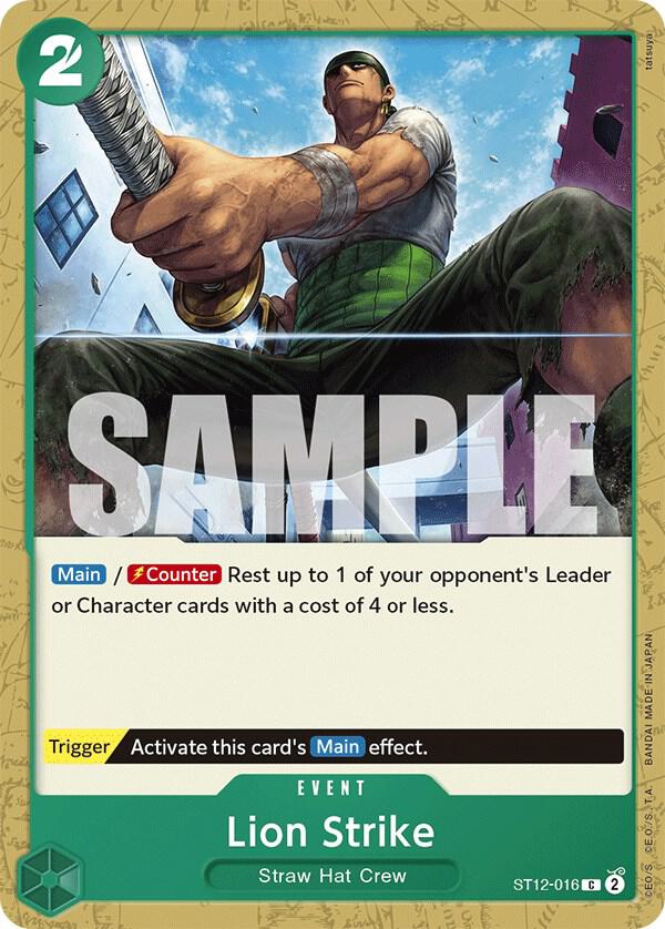 Lion Strike (ST12-016) [Starter Deck 12: Zoro and Sanji] | Jack's On Queen