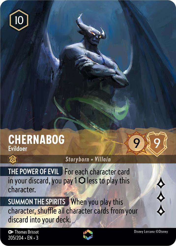 Chernabog - Evildoer (Enchanted) (205/204) [Into the Inklands] | Jack's On Queen