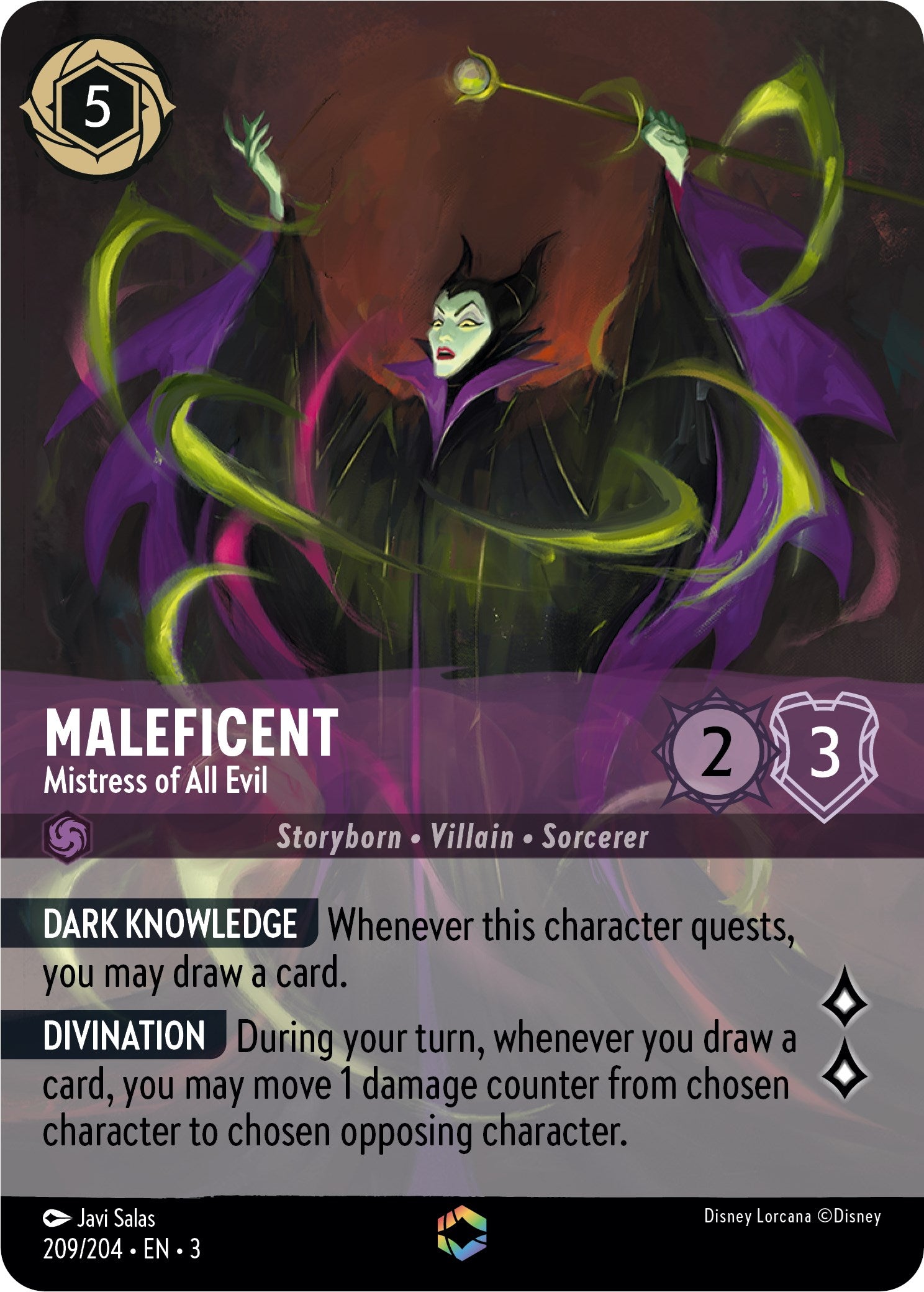 Maleficent - Mistress of All Evil (Enchanted) (209/204) [Into the Inklands] | Jack's On Queen