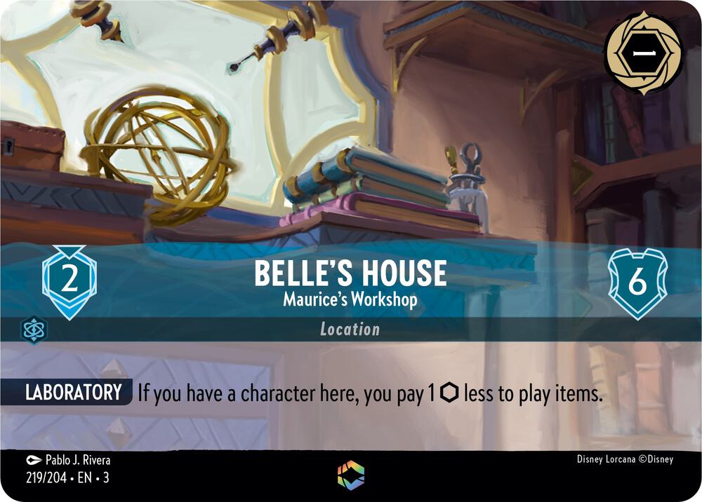 Belle's House - Maurice's Workshop (Enchanted) (219/204) [Into the Inklands] | Jack's On Queen