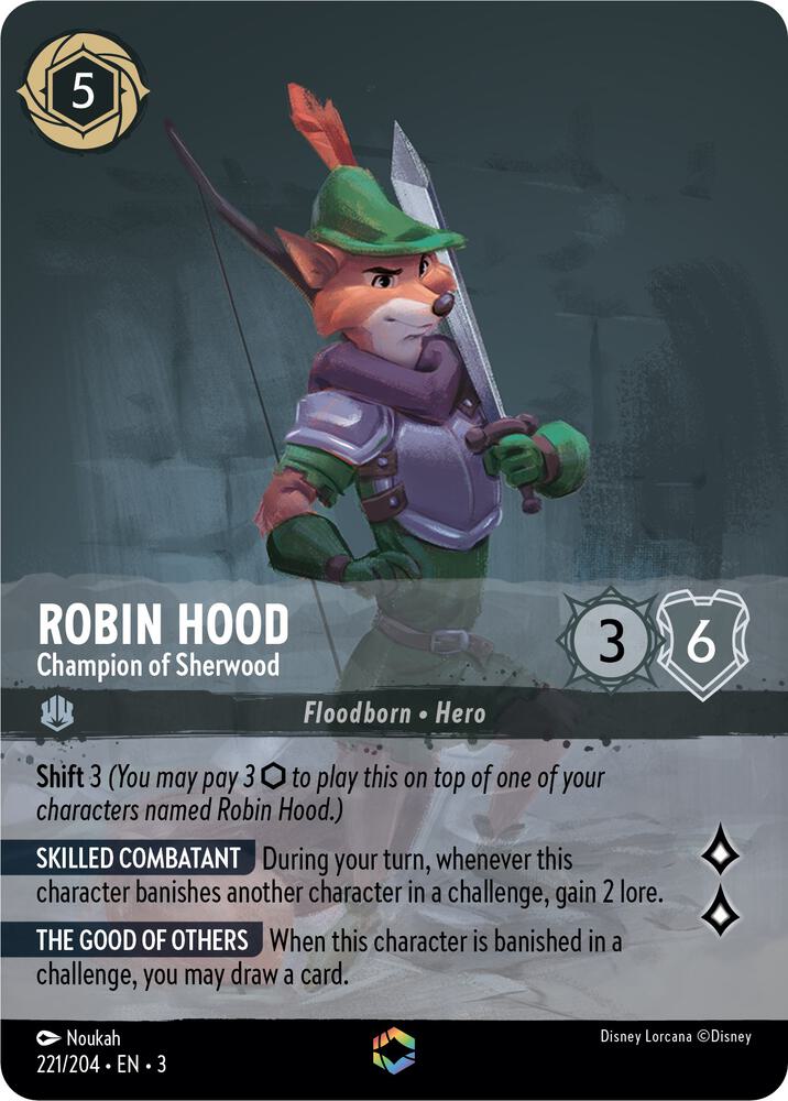 Robin Hood - Champion of Sherwood (Enchanted) (221/204) [Into the Inklands] | Jack's On Queen