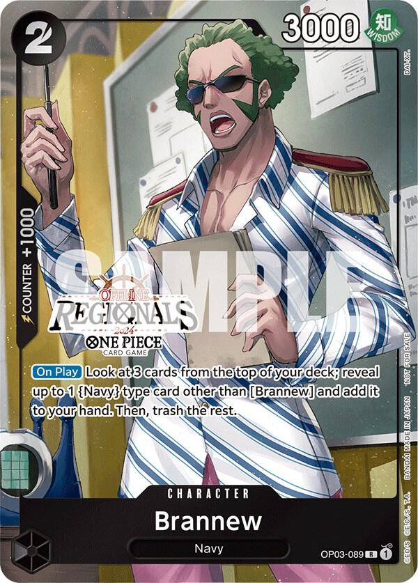 Brannew (Offline Regional 2024) [Participant] (OP03-089) [One Piece Promotion Cards] | Jack's On Queen