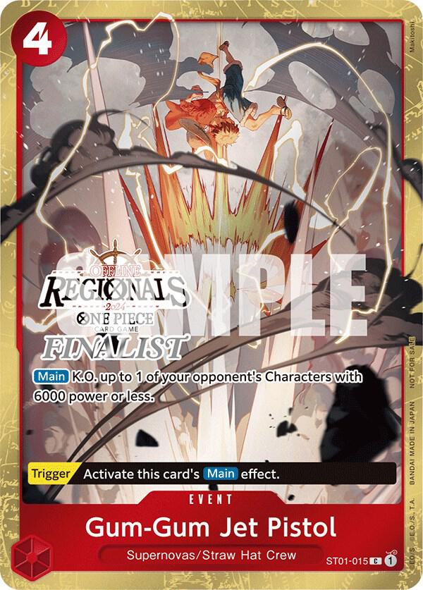Gum-Gum Jet Pistol (Offline Regional 2024) [Finalist] (ST01-015) [One Piece Promotion Cards] | Jack's On Queen