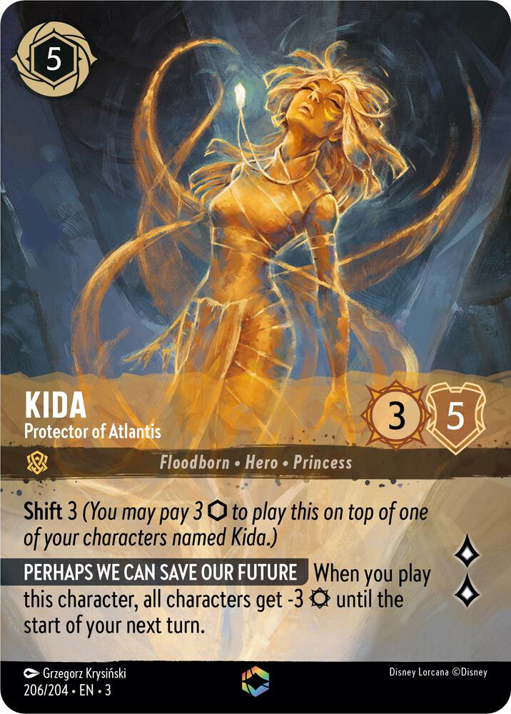 Kida - Protector of Atlantis (Enchanted) (206/204) [Into the Inklands] | Jack's On Queen
