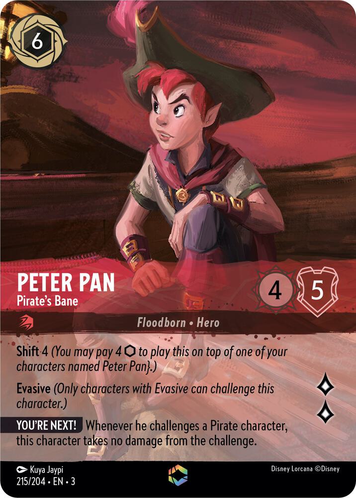 Peter Pan - Pirate's Bane (Enchanted) (215/204) [Into the Inklands] | Jack's On Queen