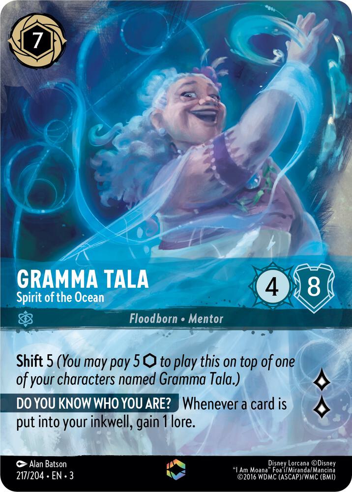 Gramma Tala - Spirit of the Ocean (Enchanted) (217/204) [Into the Inklands] | Jack's On Queen