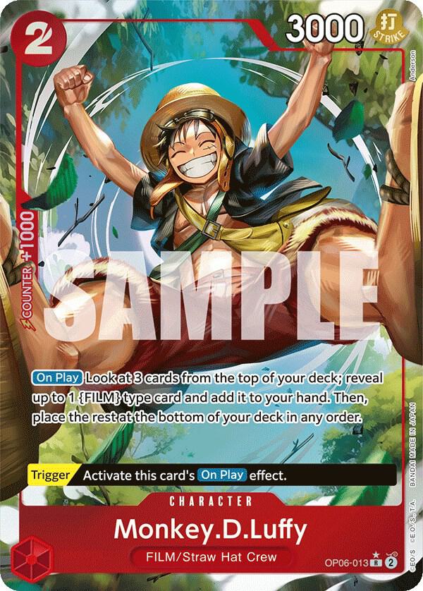 Monkey.D.Luffy (Alternate Art) (OP06-013) [Wings of the Captain] | Jack's On Queen