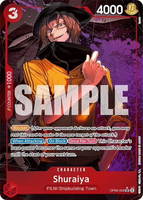 Shuraiya (Alternate Art) (OP06-009) [Wings of the Captain] | Jack's On Queen