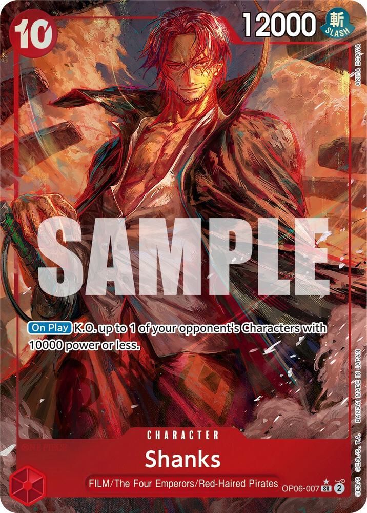 Shanks (Alternate Art) (OP06-007) [Wings of the Captain] | Jack's On Queen