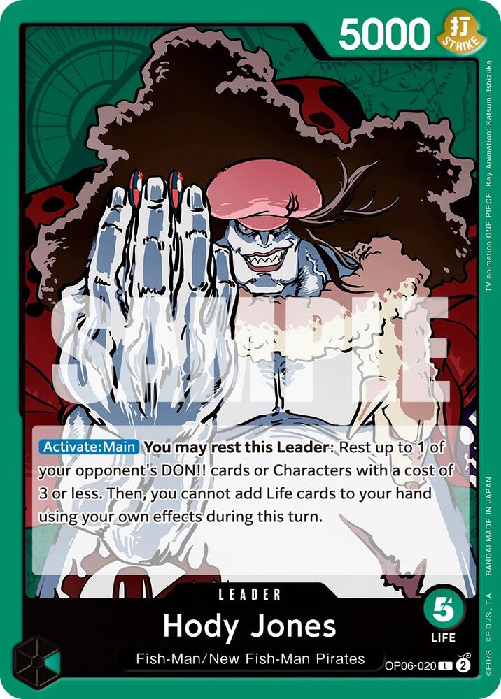 Hody Jones (020) (OP06-020) [Wings of the Captain] | Jack's On Queen