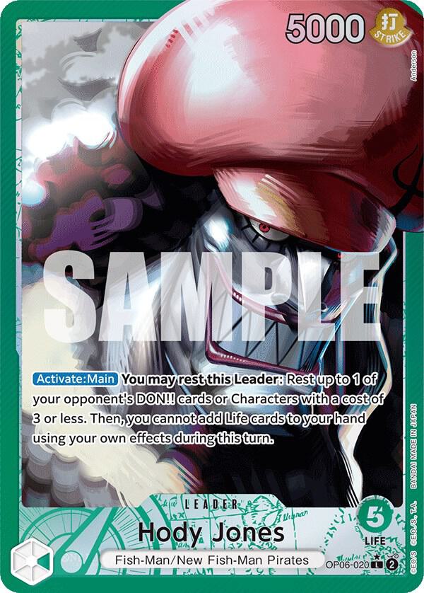 Hody Jones (020) (Alternate Art) (OP06-020) [Wings of the Captain] | Jack's On Queen