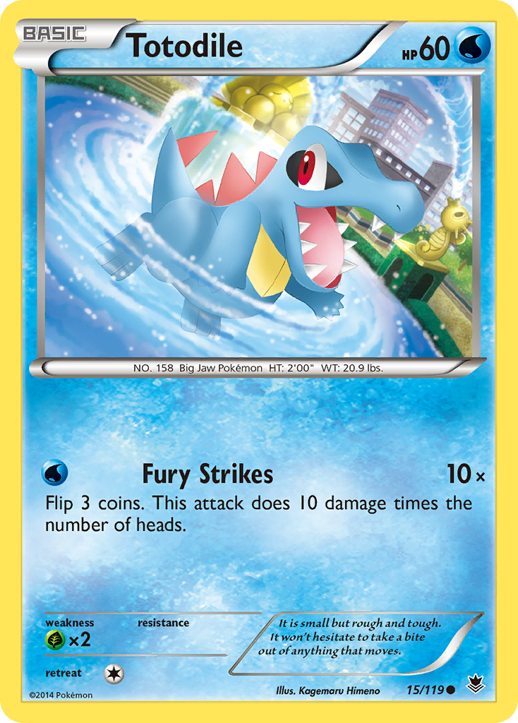 Totodile (15/119) [XY: Phantom Forces] | Jack's On Queen