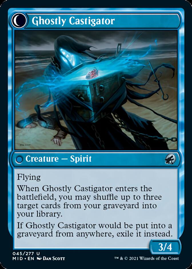 Covetous Castaway // Ghostly Castigator [Innistrad: Midnight Hunt] | Jack's On Queen