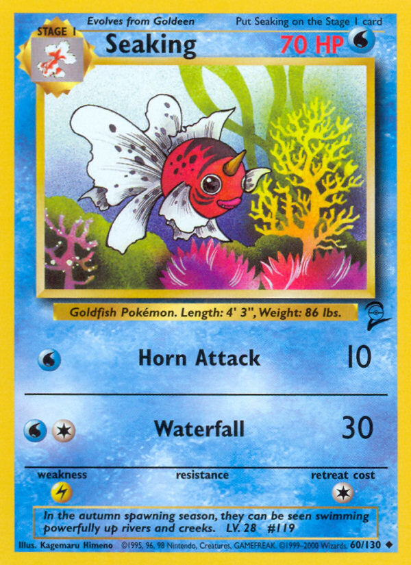 Seaking (60/130) [Base Set 2] | Jack's On Queen