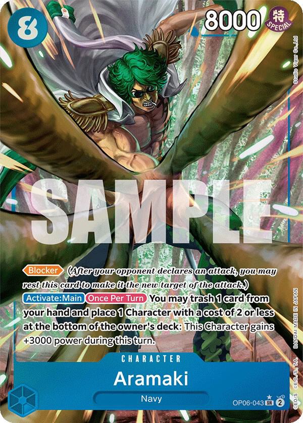 Aramaki (Alternate Art) (OP06-043) [Wings of the Captain] | Jack's On Queen