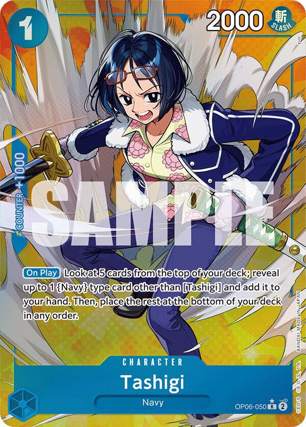 Tashigi (Alternate Art) (OP06-050) [Wings of the Captain] | Jack's On Queen