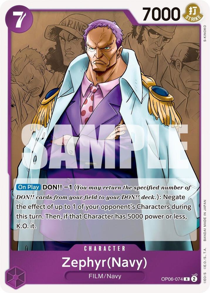 Zephyr (Navy) (OP06-074) [Wings of the Captain] | Jack's On Queen
