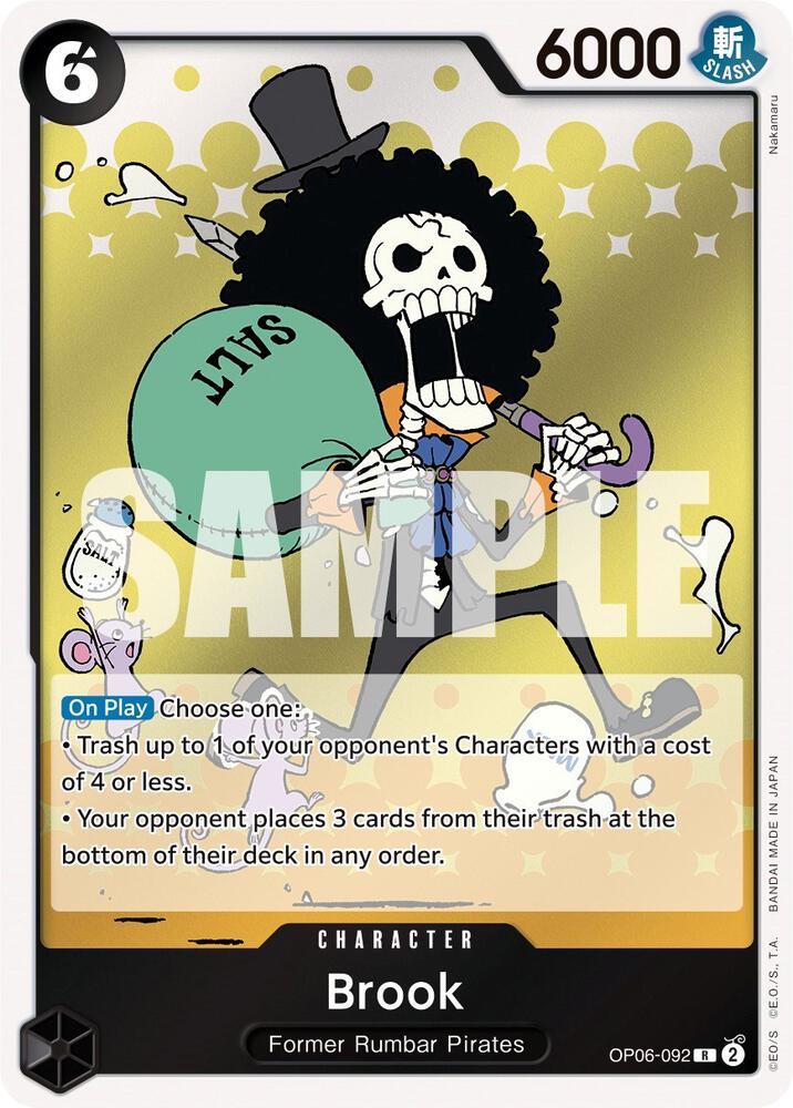 Brook (OP06-092) [Wings of the Captain] | Jack's On Queen
