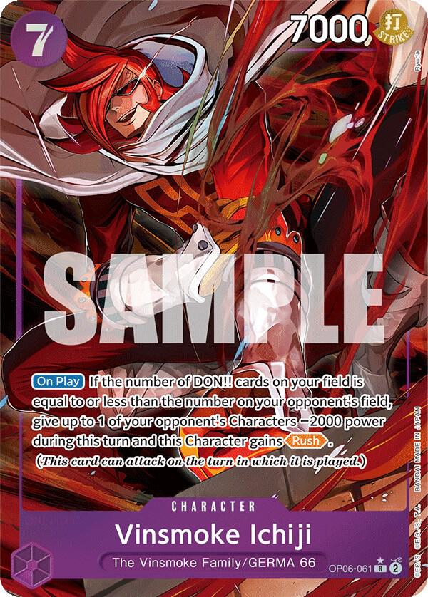 Vinsmoke Ichiji (061) (Alternate Art) (OP06-061) [Wings of the Captain] | Jack's On Queen