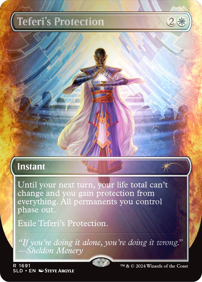 Teferi's Protection (1691) (Rainbow Foil) [Secret Lair Drop Series] | Jack's On Queen