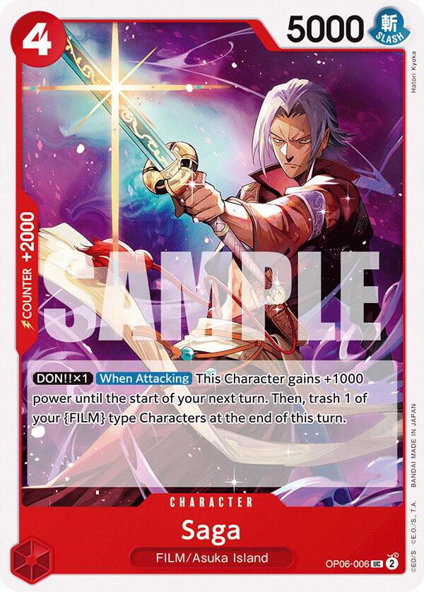 Saga (OP06-006) [Wings of the Captain] | Jack's On Queen