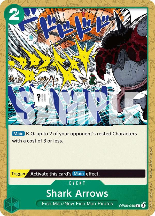 Shark Arrows (OP06-040) [Wings of the Captain] | Jack's On Queen