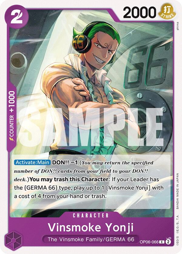 Vinsmoke Yonji (066) (OP06-066) [Wings of the Captain] | Jack's On Queen
