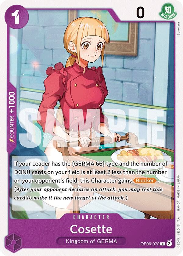 Cosette (OP06-072) [Wings of the Captain] | Jack's On Queen