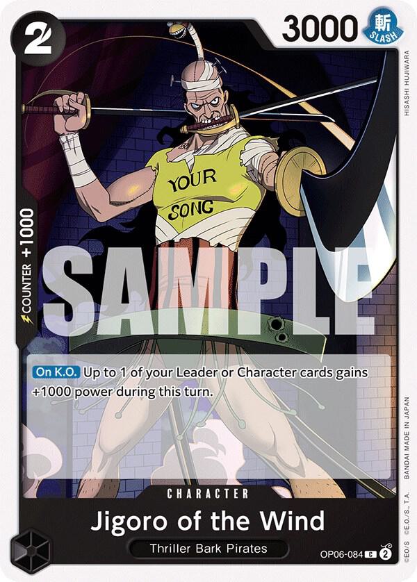 Jigoro of the Wind (OP06-084) [Wings of the Captain] | Jack's On Queen