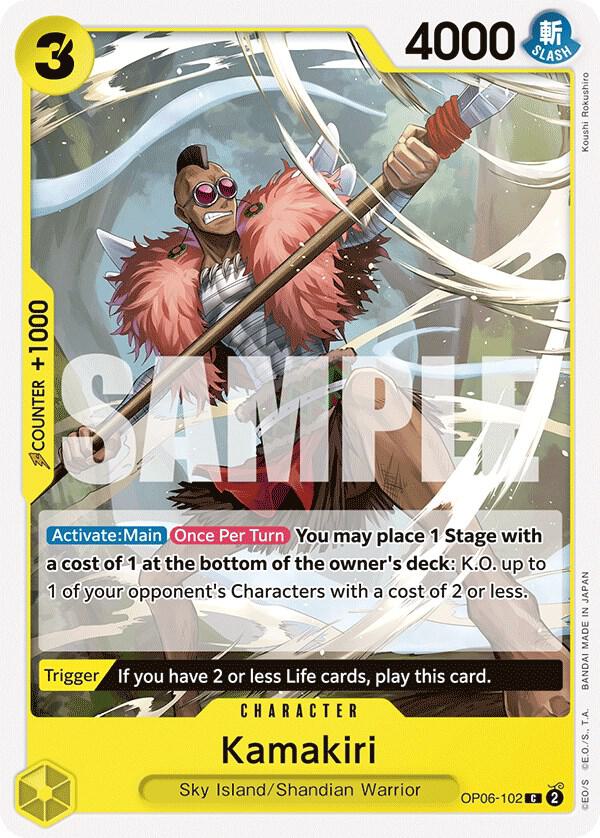 Kamakiri (OP06-102) [Wings of the Captain] | Jack's On Queen