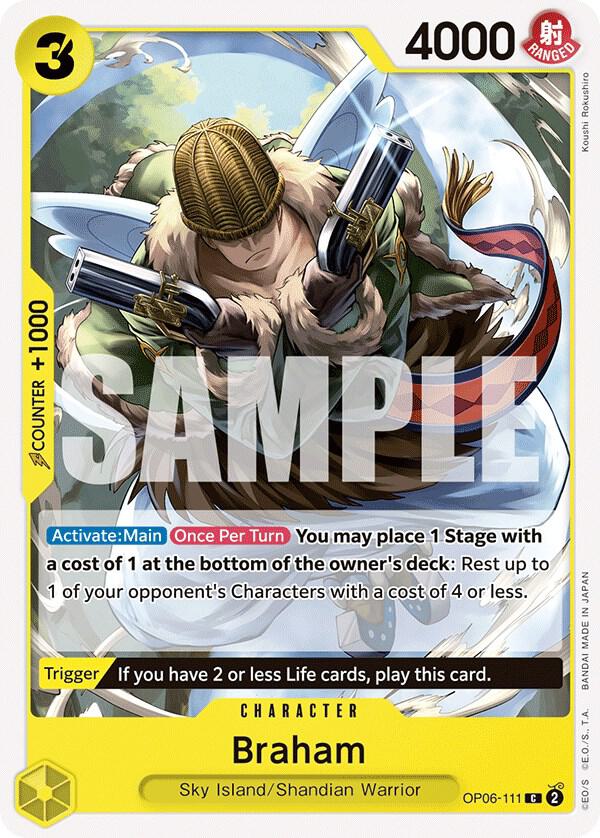 Braham (OP06-111) [Wings of the Captain] | Jack's On Queen
