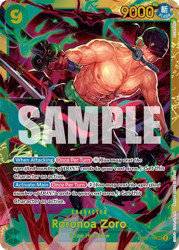 Roronoa Zoro (OP06-118) [Wings of the Captain] | Jack's On Queen
