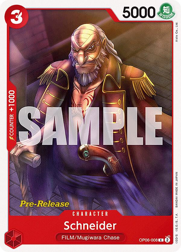 Schneider (OP06-008) [Wings of the Captain Pre-Release Cards] | Jack's On Queen