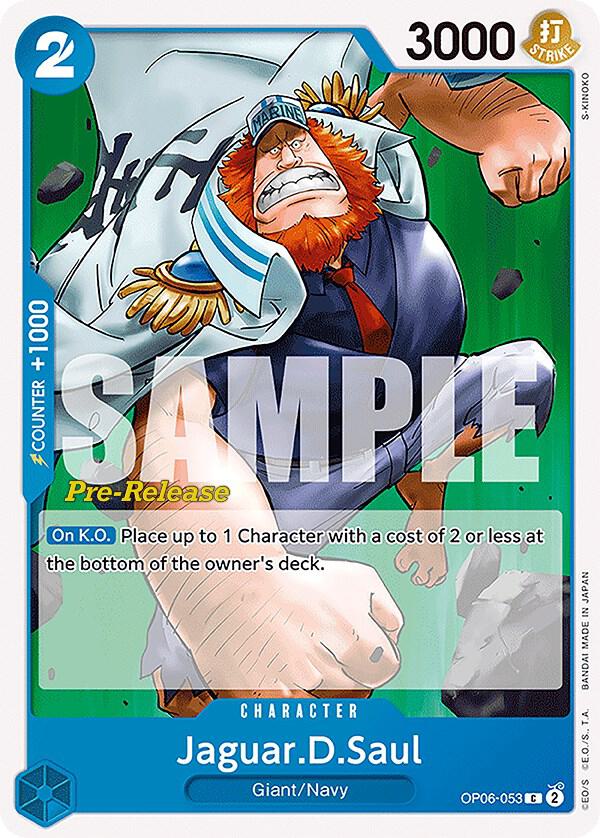 Jaguar.D.Saul (OP06-053) [Wings of the Captain Pre-Release Cards] | Jack's On Queen