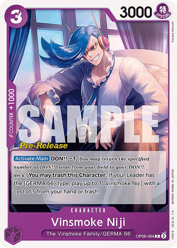Vinsmoke Niji (064) (OP06-064) [Wings of the Captain Pre-Release Cards] | Jack's On Queen