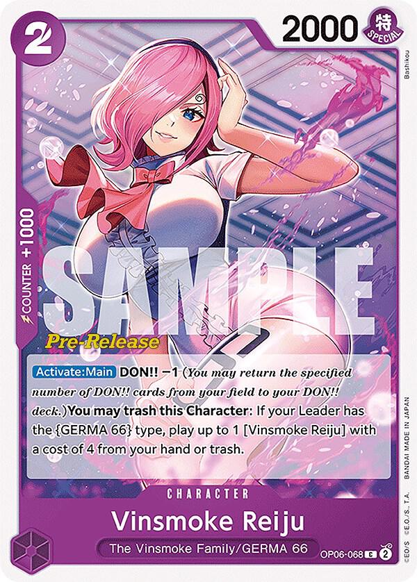 Vinsmoke Reiju (068) (OP06-068) [Wings of the Captain Pre-Release Cards] | Jack's On Queen