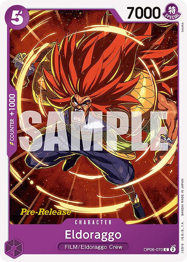 Eldoraggo (OP06-070) [Wings of the Captain Pre-Release Cards] | Jack's On Queen