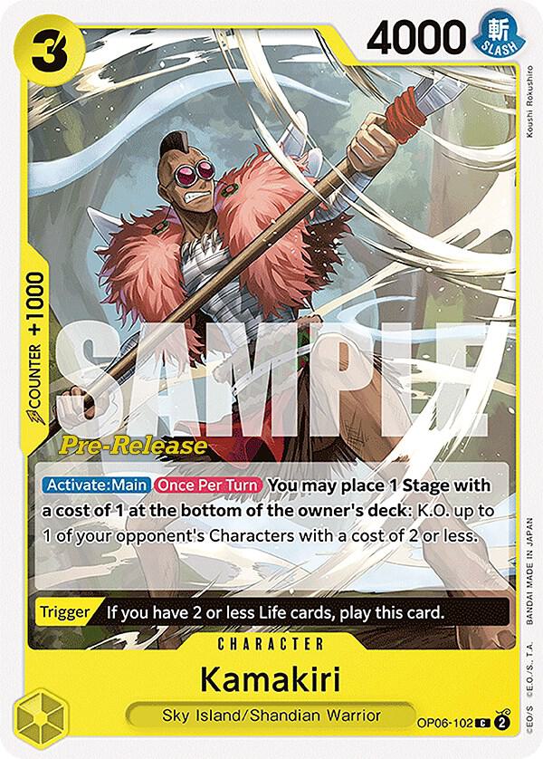 Kamakiri (OP06-102) [Wings of the Captain Pre-Release Cards] | Jack's On Queen