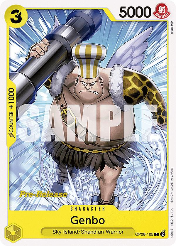 Genbo (OP06-105) [Wings of the Captain Pre-Release Cards] | Jack's On Queen