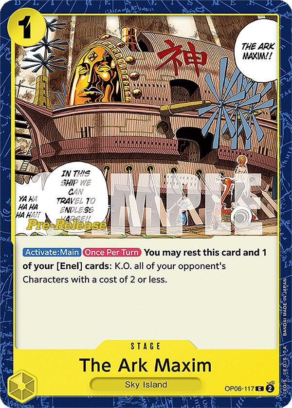 The Ark Maxim (OP06-117) [Wings of the Captain Pre-Release Cards] | Jack's On Queen