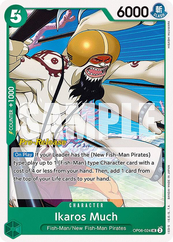Ikaros Much (OP06-024) [Wings of the Captain Pre-Release Cards] | Jack's On Queen