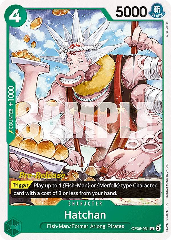 Hatchan (OP06-031) [Wings of the Captain Pre-Release Cards] | Jack's On Queen