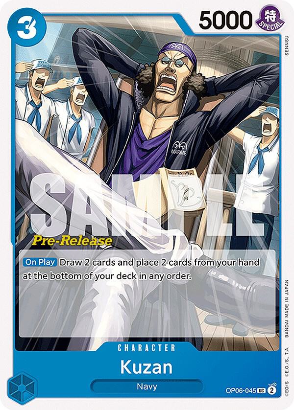 Kuzan (OP06-045) [Wings of the Captain Pre-Release Cards] | Jack's On Queen