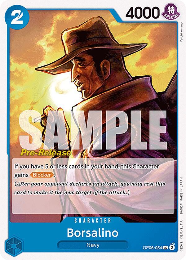 Borsalino (OP06-054) [Wings of the Captain Pre-Release Cards] | Jack's On Queen