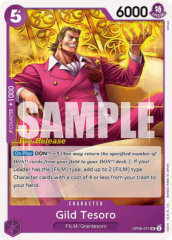 Gild Tesoro (OP06-071) [Wings of the Captain Pre-Release Cards] | Jack's On Queen