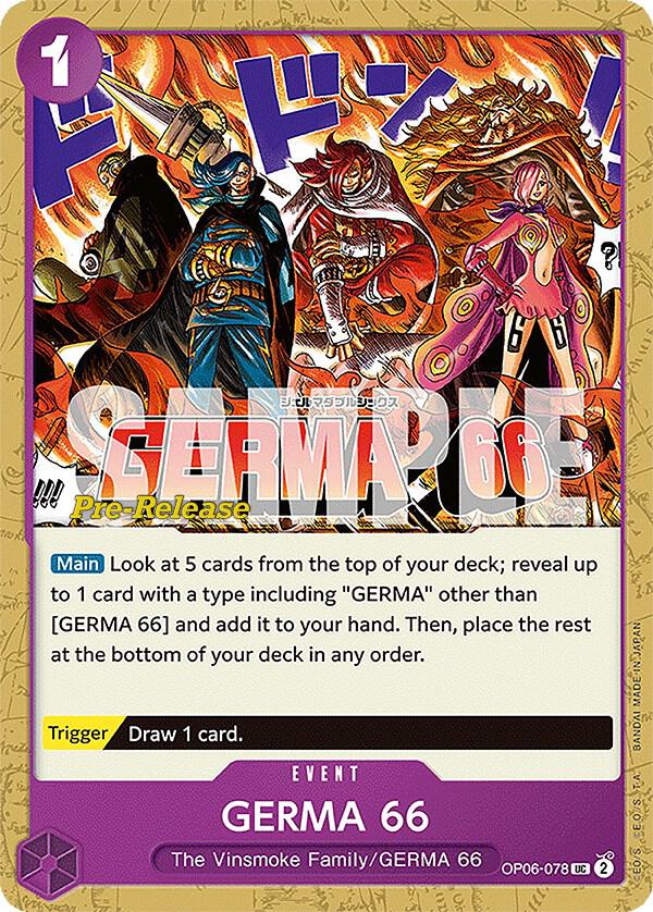 GERMA 66 (OP06-078) [Wings of the Captain Pre-Release Cards] | Jack's On Queen