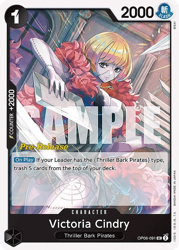 Victoria Cindry (OP06-091) [Wings of the Captain Pre-Release Cards] | Jack's On Queen
