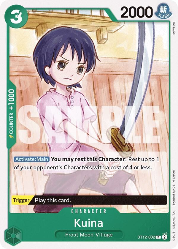 Kuina (ST12-002) [Starter Deck 12: Zoro and Sanji] | Jack's On Queen